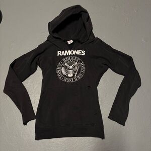 Vintage 90s Ramons black hoodie size large